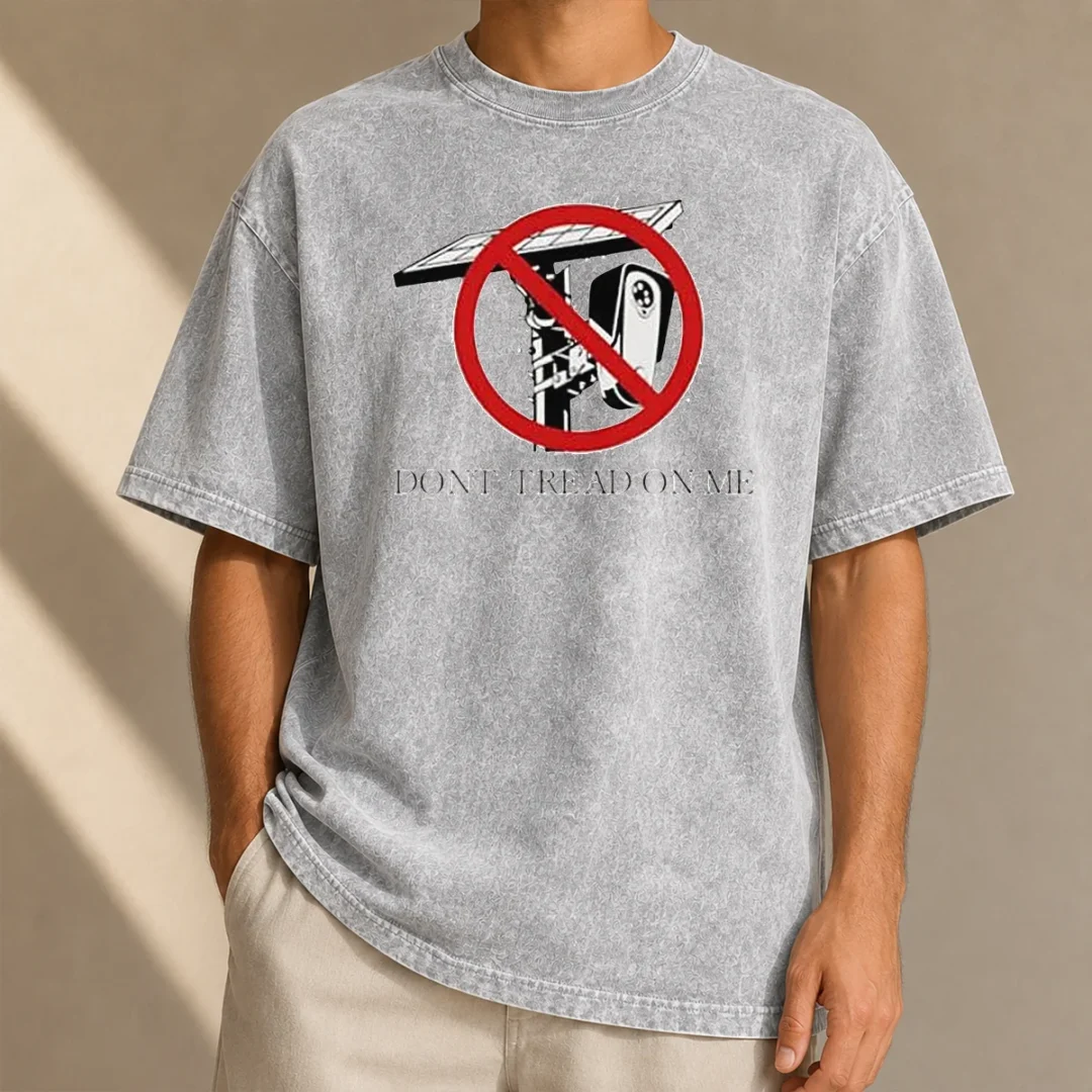 official-surveillance-camera-solar-power-gadsden-flag-dont-tread-on-me-libertarian-washed-t-shirt Official Surveillance Camera Solar Power Gadsden Flag DONT TREAD ON ME Libertarian Washed T Shirt in soft cotton fabric with vintage wash