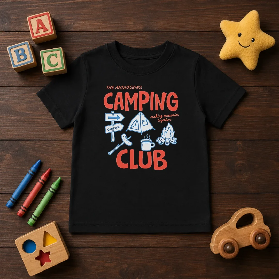 official-the-andersons-camping-club-making-memories-together-campfire-kids-t-shirt Official The Andersons Camping Club Making Memories Together Campfire Kids T-Shirt