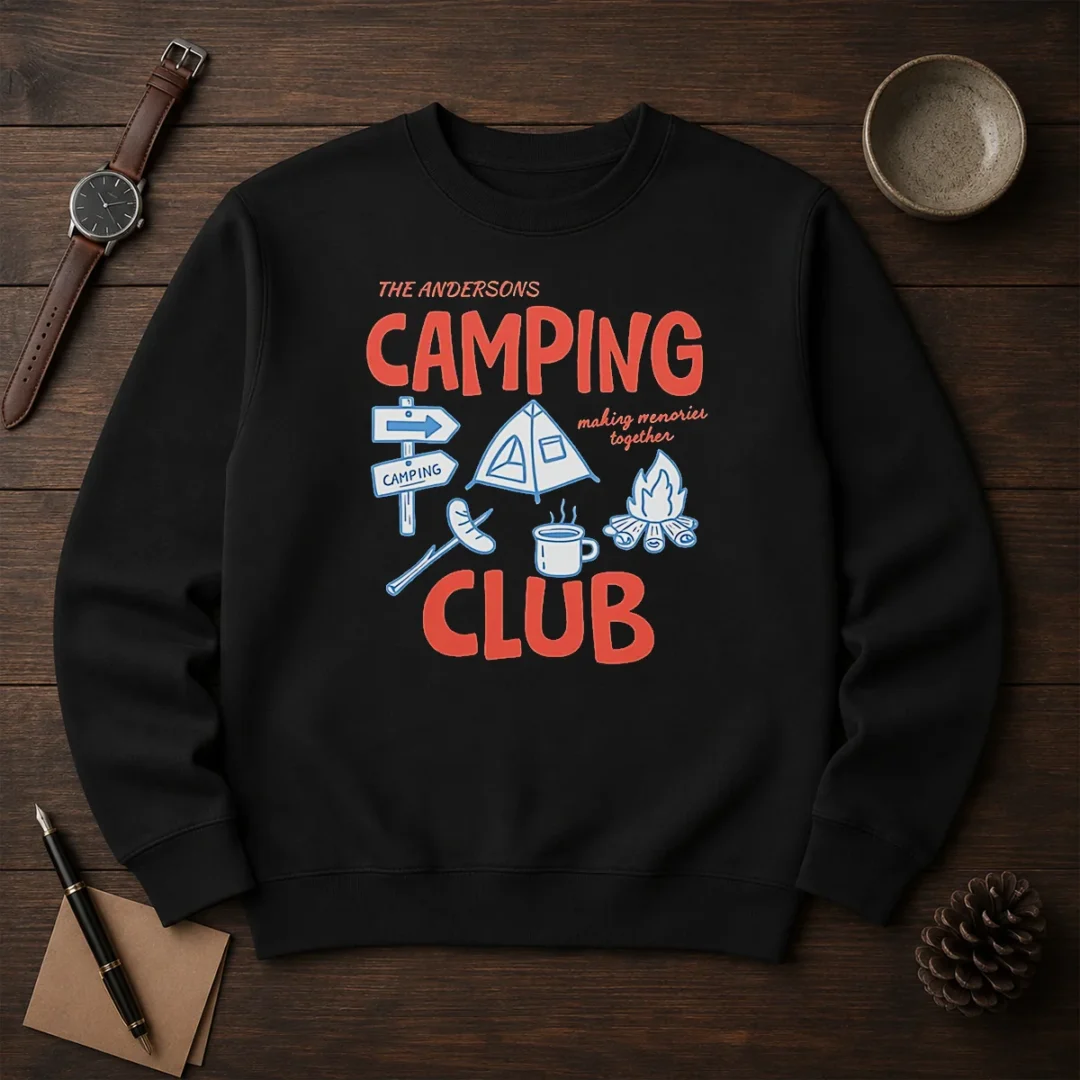 official-the-andersons-camping-club-making-memories-together-campfire-sweater Official The Andersons Camping Club Making Memories Together Campfire Sweater