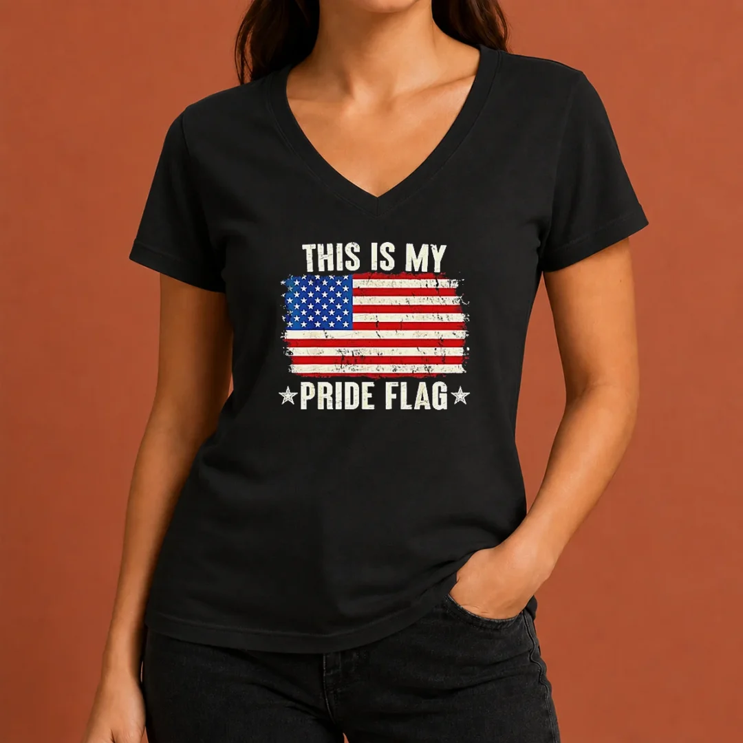 official-this-is-my-pride-flag-united-states-of-america-patriotic-national-flag-v-neck-shirt Official This Is My Pride Flag United States Of America Patriotic National Flag V-Neck Shirt