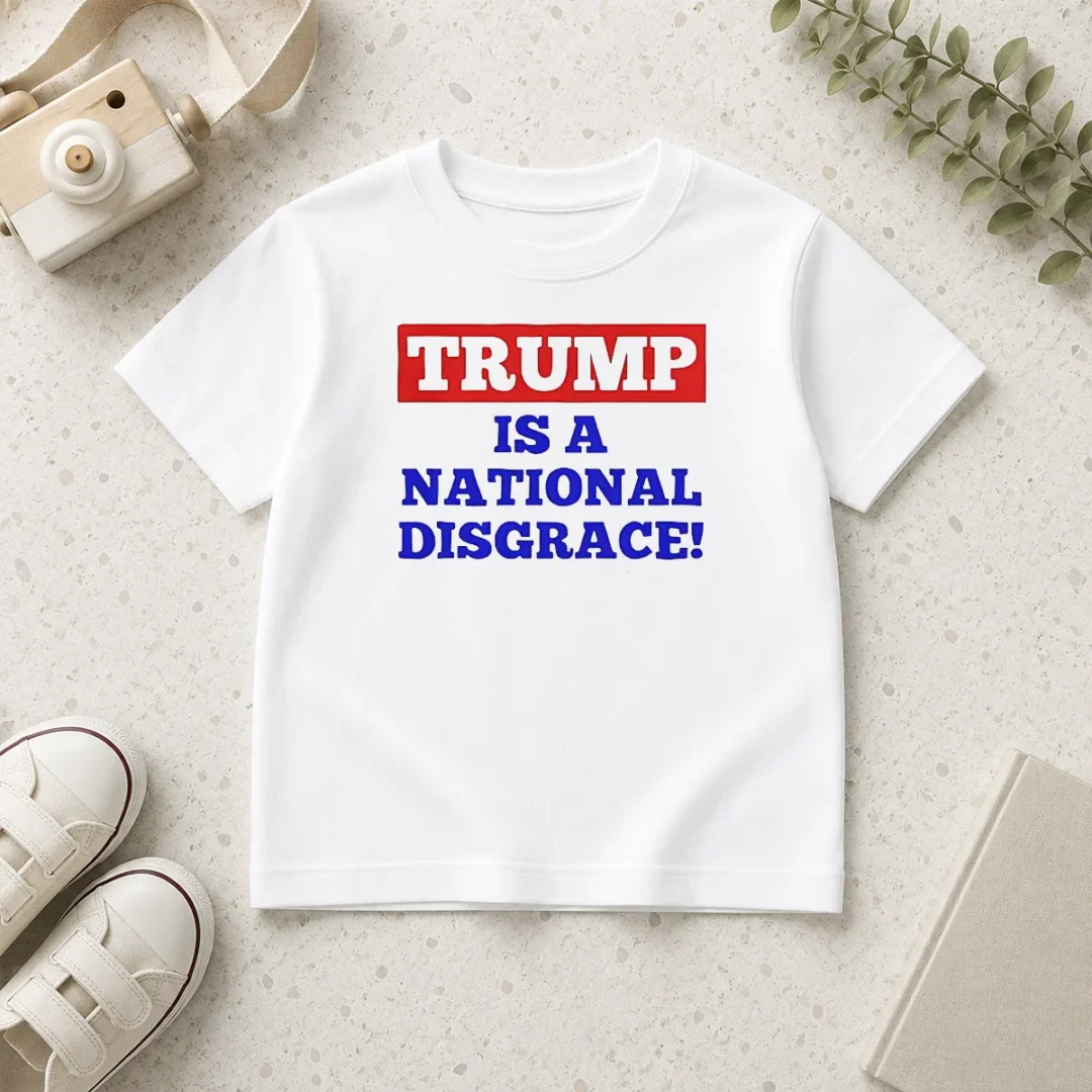 official-trump-is-a-national-disgrace-political-protest-kids-t-shirt Official Trump Is A National Disgrace Political Protest Kids T-Shirt