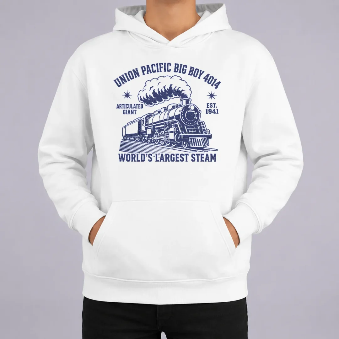 Official Union Pacific Big Boy 4014 Steam Train Hoodie Official Union Pacific Big Boy 4014 Steam Train Hoodie