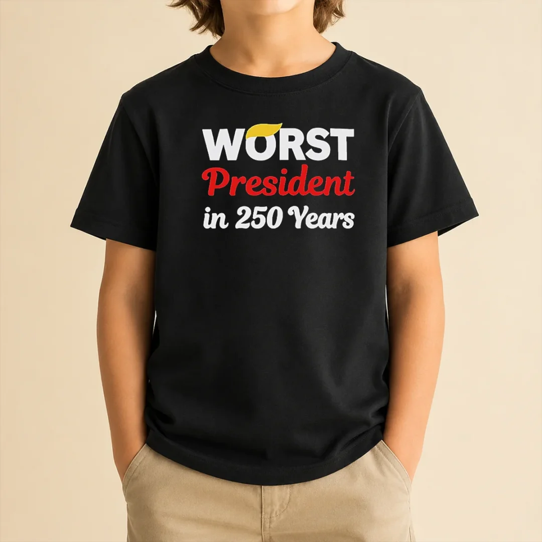 official-worst-president-in-250-years-kids-t-shirt Official Worst President In 250 Years Kids T-Shirt
