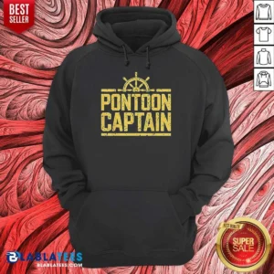 Hot Pontoon Captain Ship Wheel Hoodie