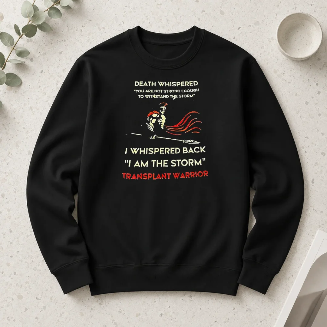 original-awesome-death-whispered-you-are-not-strong-enough-to-withstand-the-storm-long-sleeve-shirt Original Awesome Death Whispered You Are Not Strong Enough To Withstand The Storm long sleeve shirt in black with bold white lettering