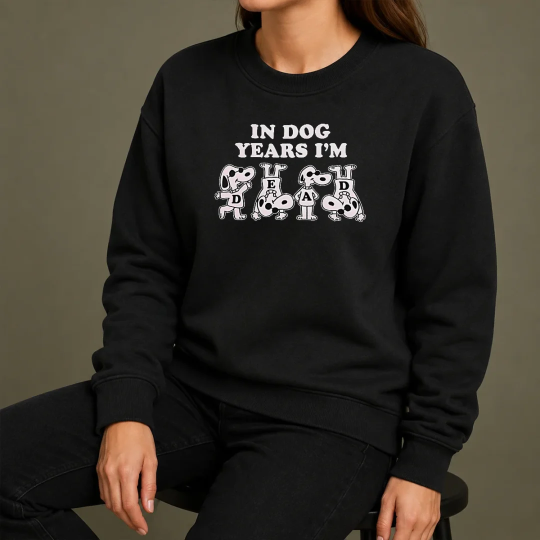 Original Awesome Snoopy In Dog Years I'M Dead Cartoon Dogs Sweater Original Awesome Snoopy In Dog Years I'M Dead Cartoon Dogs Sweater