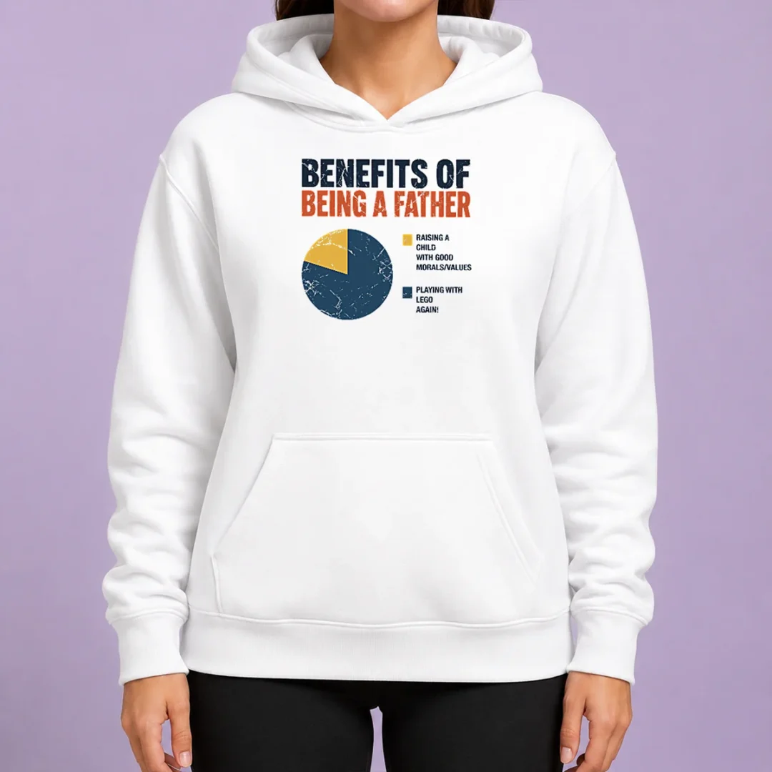 original-benefits-of-being-a-father-hoodie Original Benefits Of Being A Father Hoodie in black, comfortable pullover with front pocket and drawstring hood