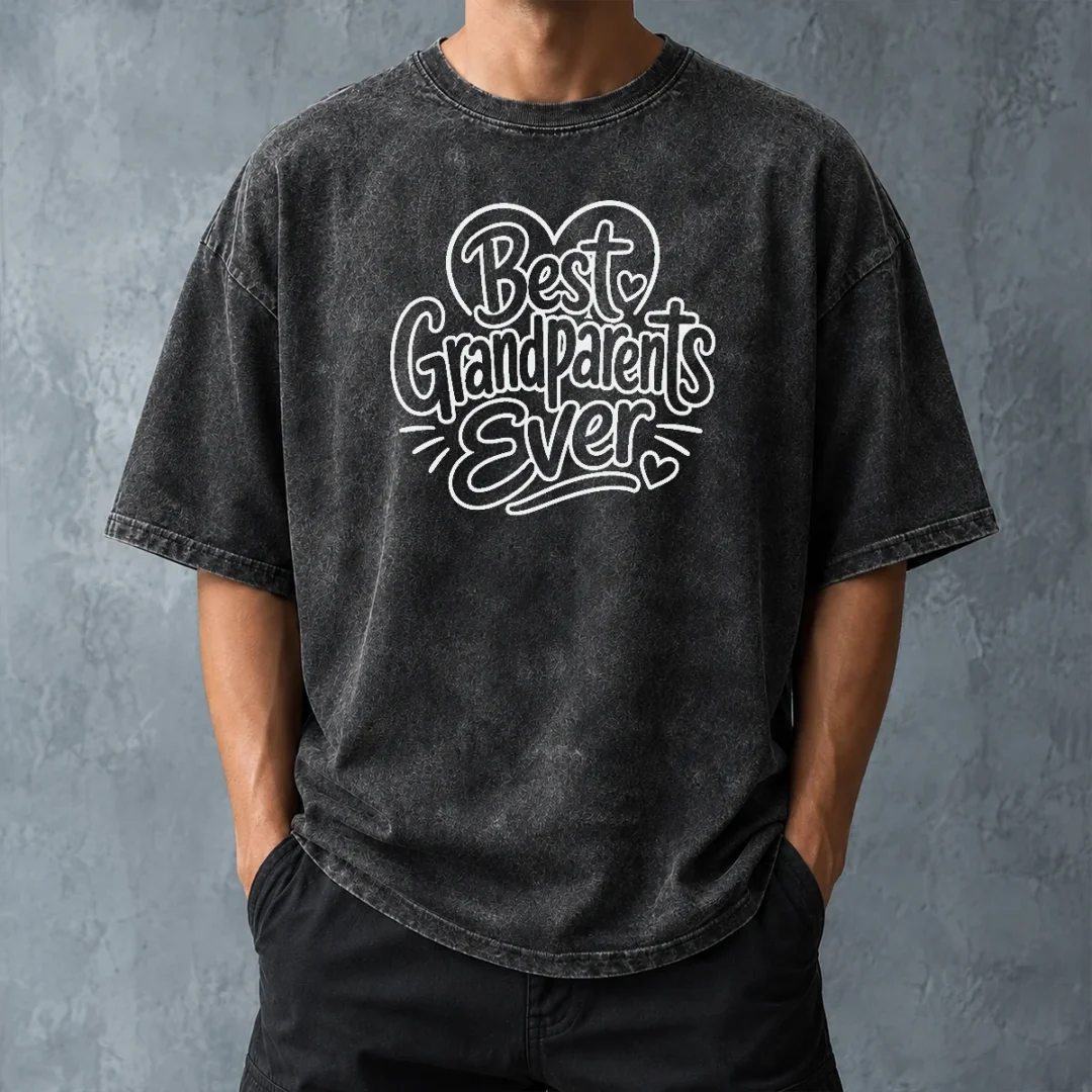 original-best-grandparents-ever-line-art-washed-t-shirt-washed-tshirt Original Best Grandparents Ever Line Art Washed T-Shirt