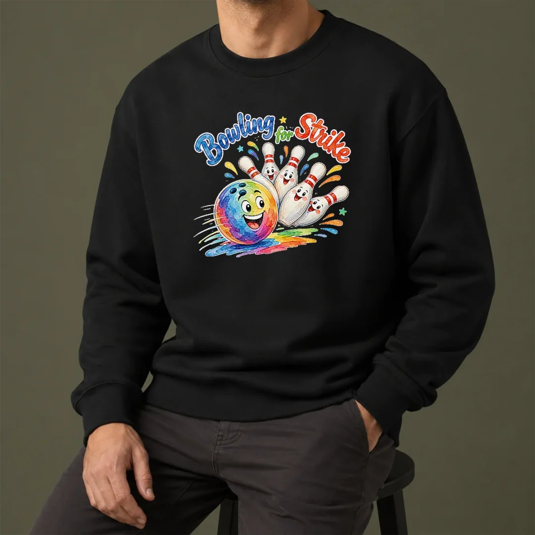 original-bowling-for-strike-watercolor-sweater Original Bowling For Strike Watercolor Sweater