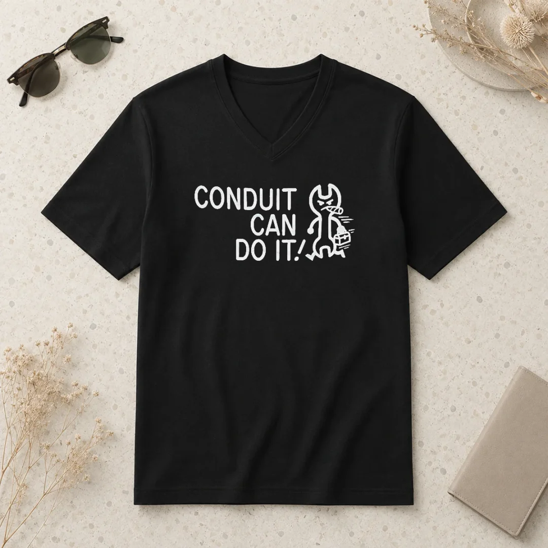 original-conduit-can-do-it-v-neck-shirt-1 Original Conduit Can Do It V-Neck Shirt