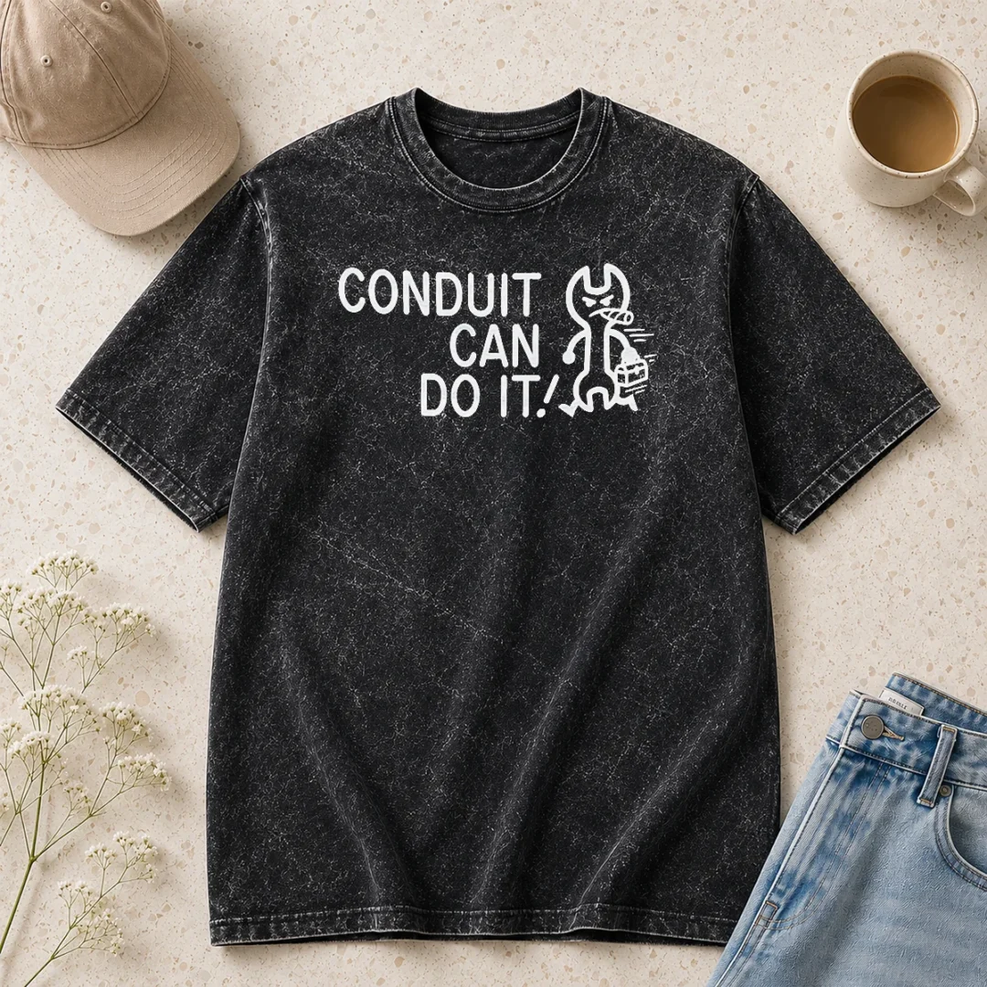 original-conduit-can-do-it-washed-t-shirt-1 Original Conduit Can Do It Washed T-Shirt