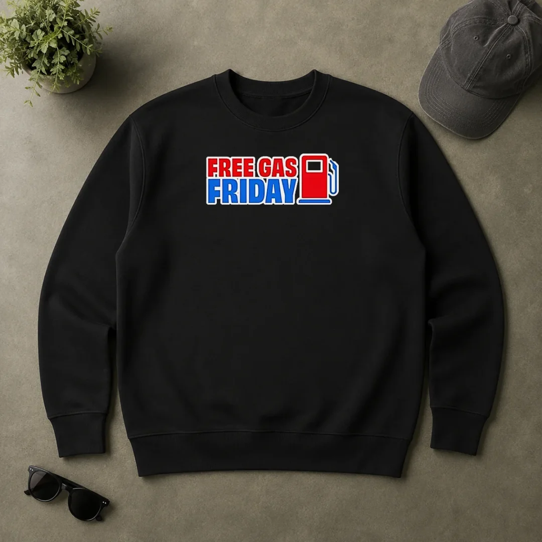 Original Free Gas Friday Gas Pump Sweater Original Free Gas Friday Gas Pump Sweater