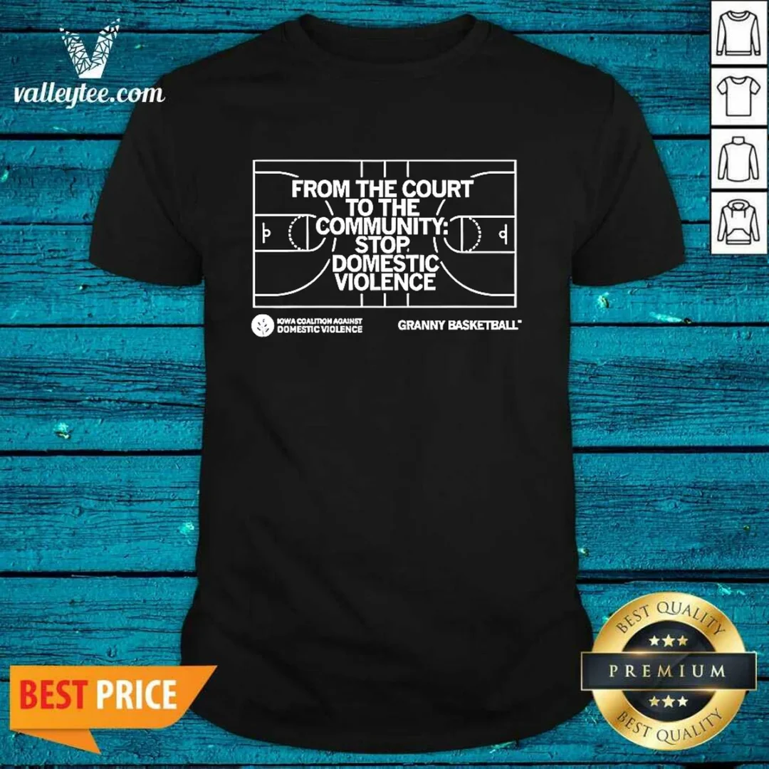 original-from-the-court-to-the-community-stop-domestic-violence-granny-basketball-shirt Original From The Court To The Community Stop Domestic Violence Granny Basketball