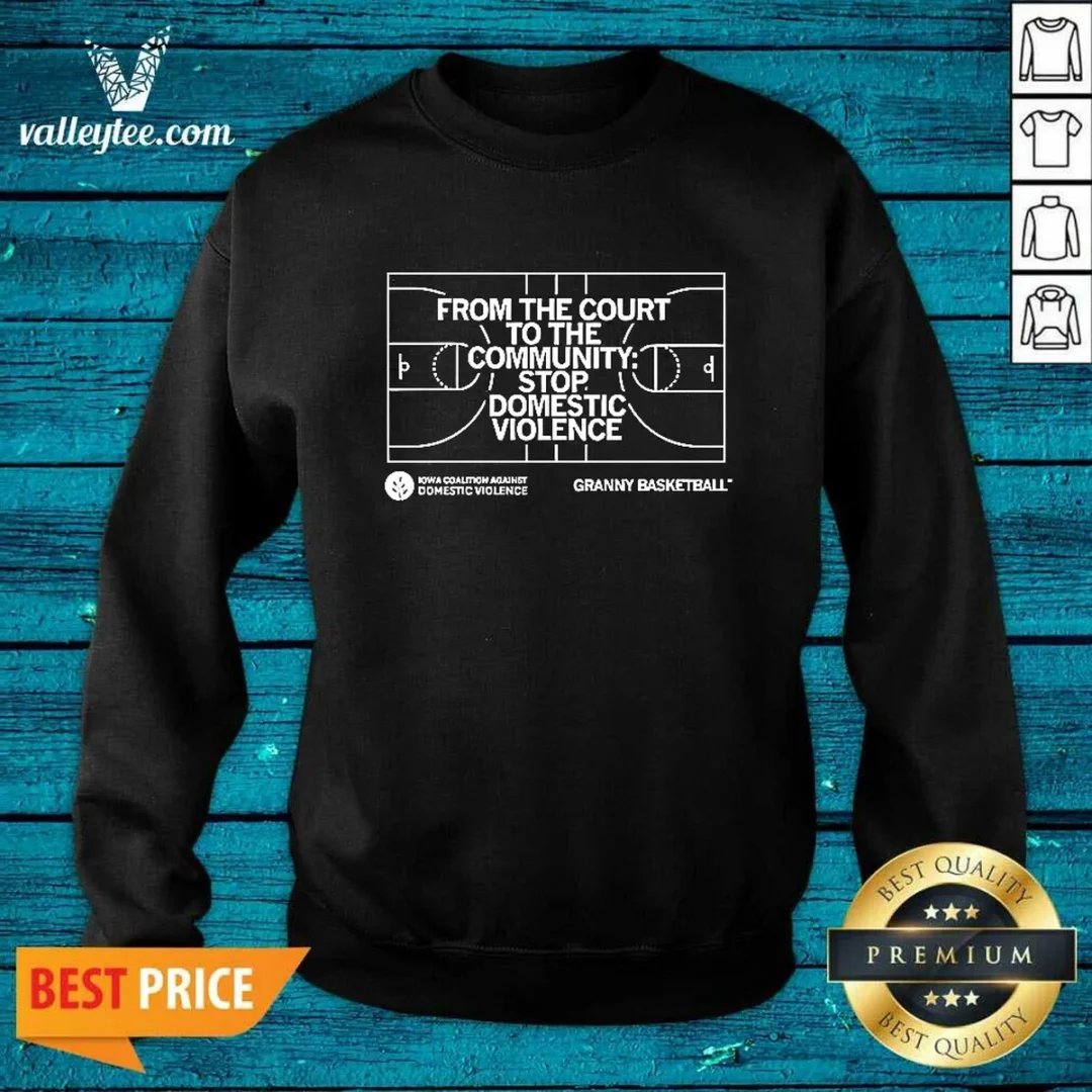 original-from-the-court-to-the-community-stop-domestic-violence-granny-basketball-sweatshirt Original From The Court To The Community Stop Domestic Violence Granny Basketball Sweatshirt