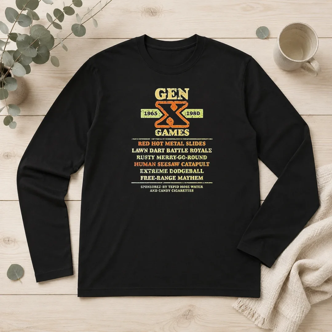 original-gen-x-games-1965-1980-red-hot-metal-slides-long-sleeve-shirt Original Gen X Games 1965 1980 Red Hot Metal Slides Long Sleeve Shirt