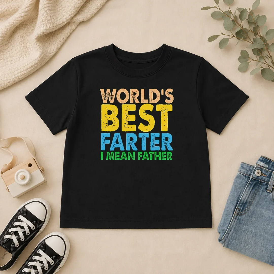 Original Good World'S Best Farter Funny Humor Dad Fathers Day Kids T Shirt Original Good World'S Best Farter Funny Humor Dad Fathers Day Kids T-Shirt