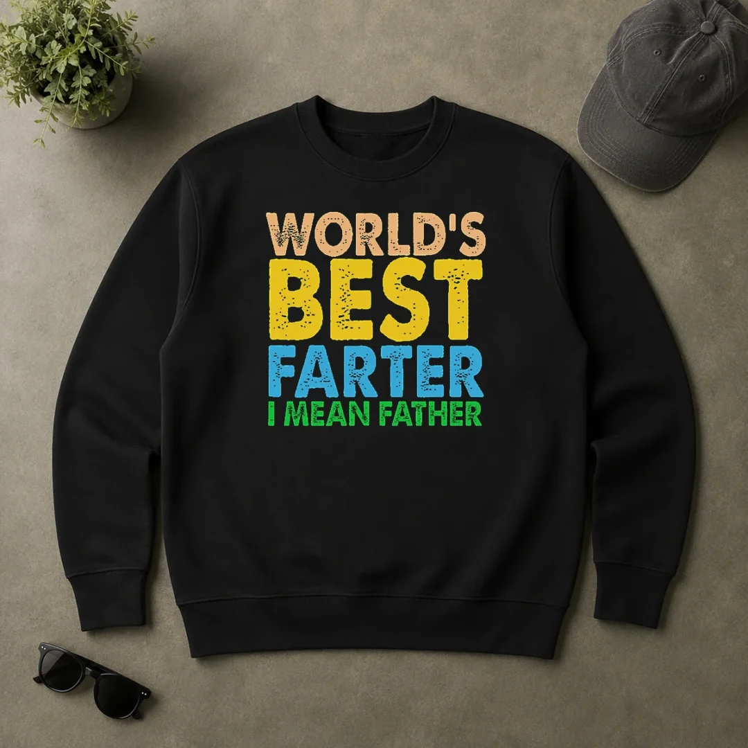 Original Good World'S Best Farter Funny Humor Dad Fathers Day Sweater Original Good World'S Best Farter Funny Humor Dad Fathers Day Sweater