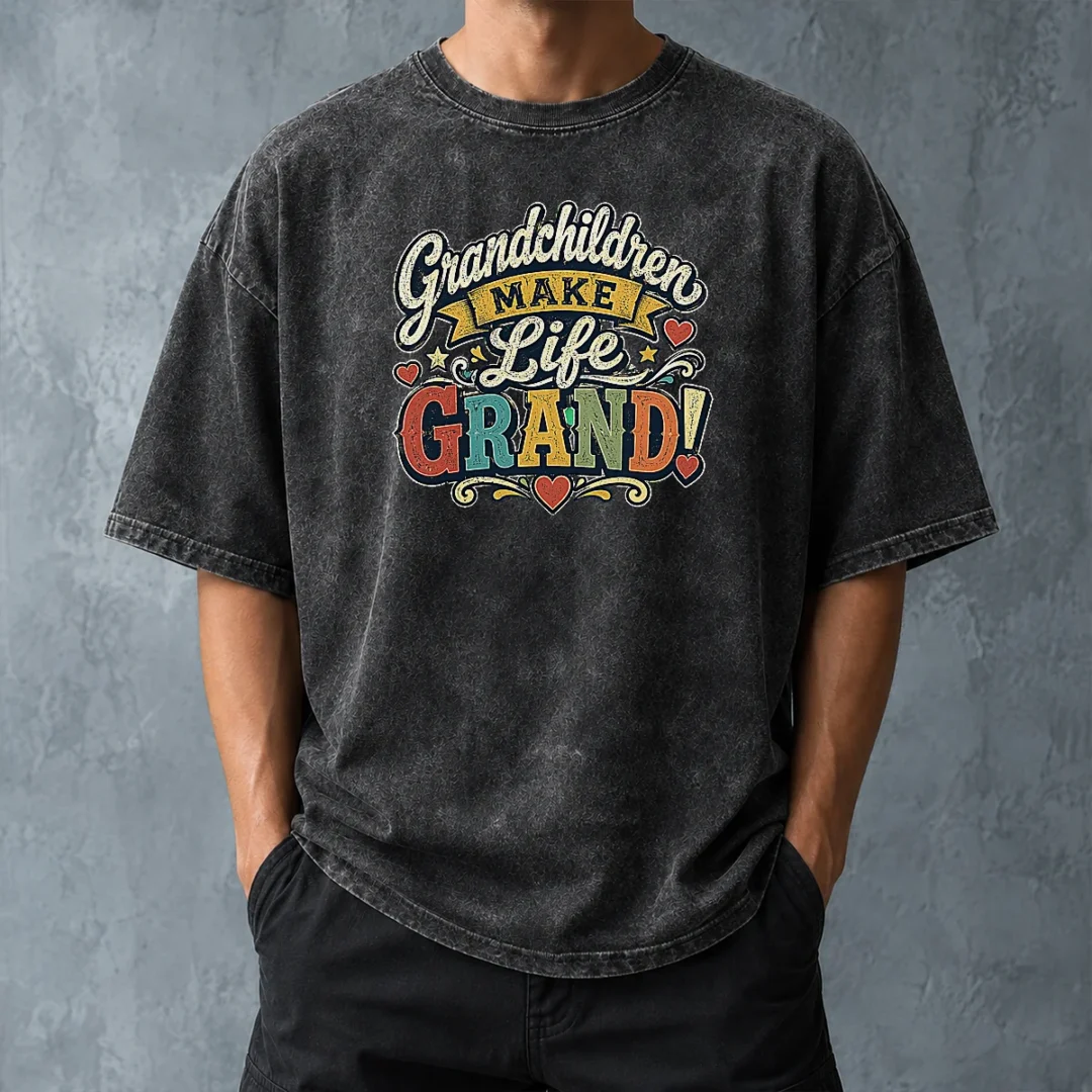 original-grandparents-day-washed-t-shirt-washed-tshirt Original Grandparents Day Shirt - Image 8