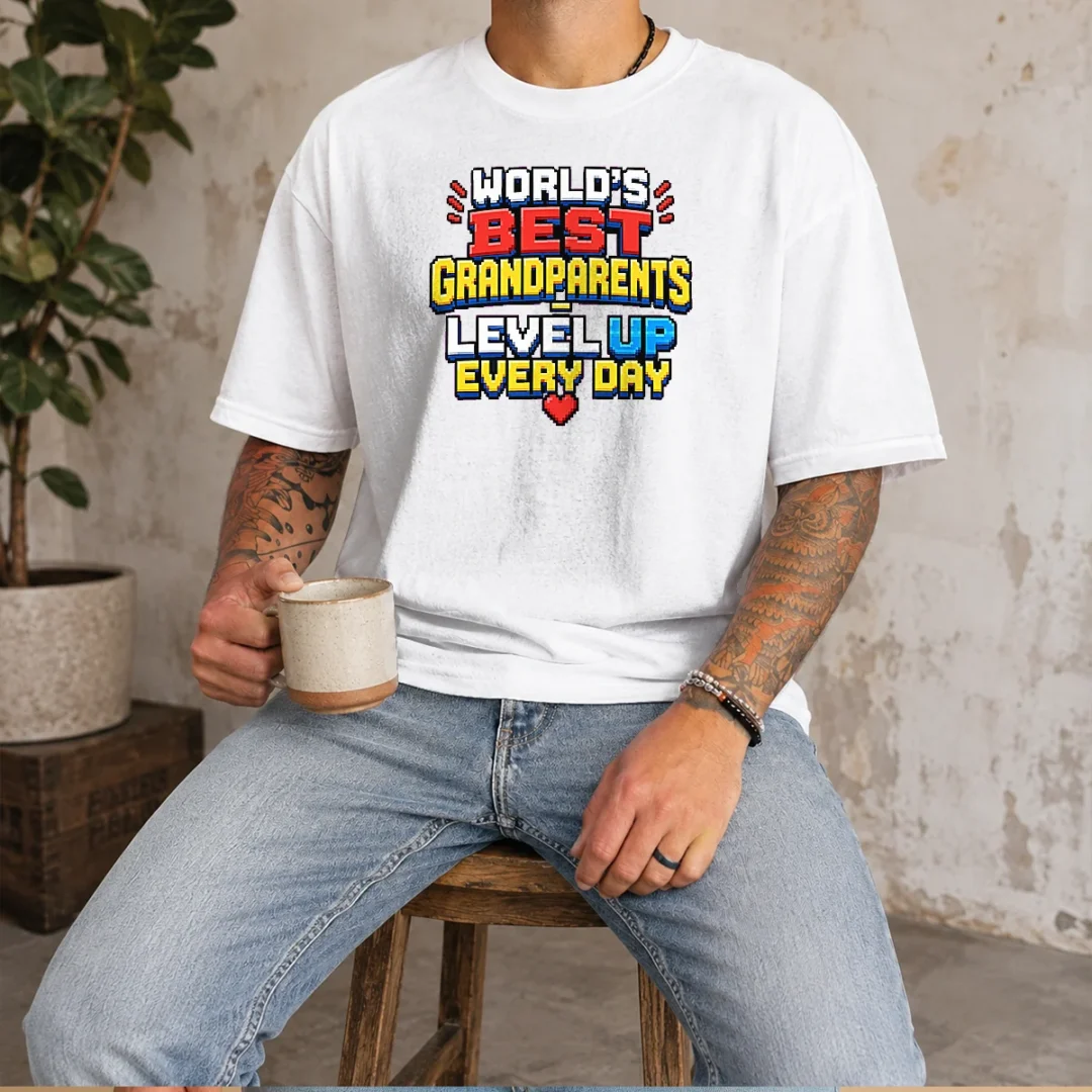 original-grandparents-day-worlds-best-pixel-t-shirt Original Grandparents Day Worlds Best Pixel