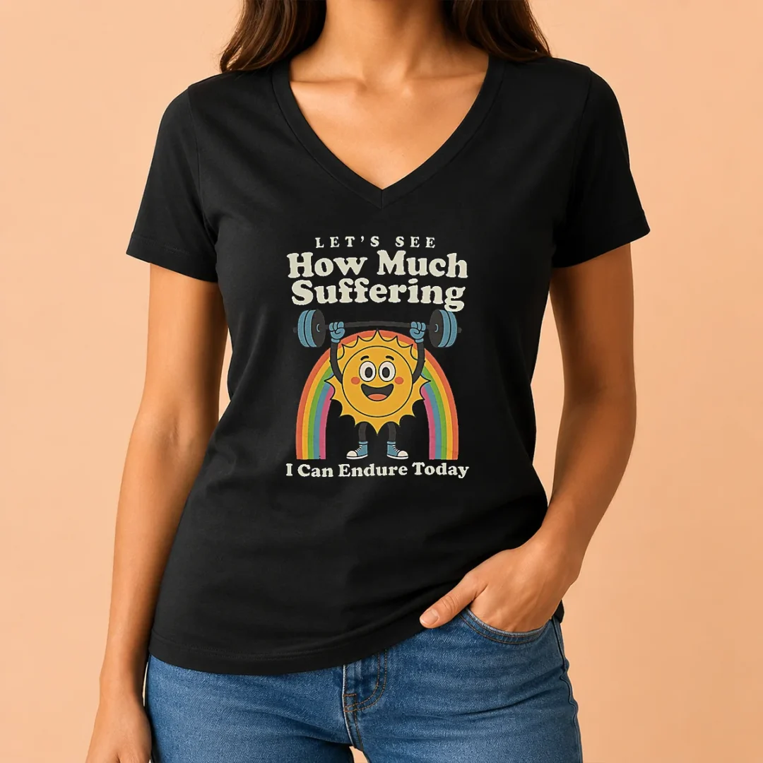 original-how-much-suffering-v-neck-shirt Original How Much Suffering V-Neck Shirt