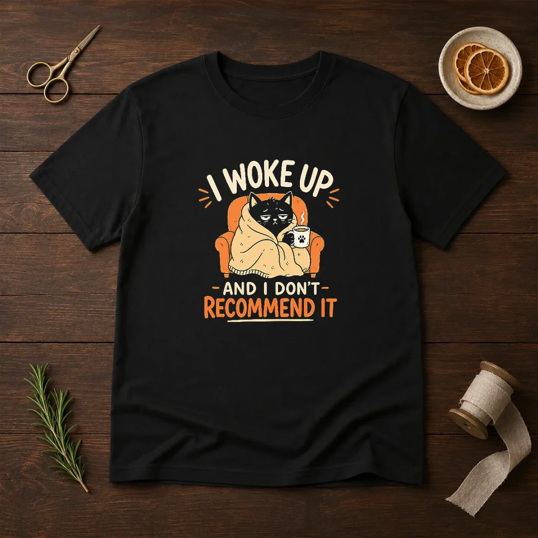 original-i-woke-up-and-i-don-t-recommend-it-geek-t-shirt Original I Woke Up And I Don'T Recommend It Geek