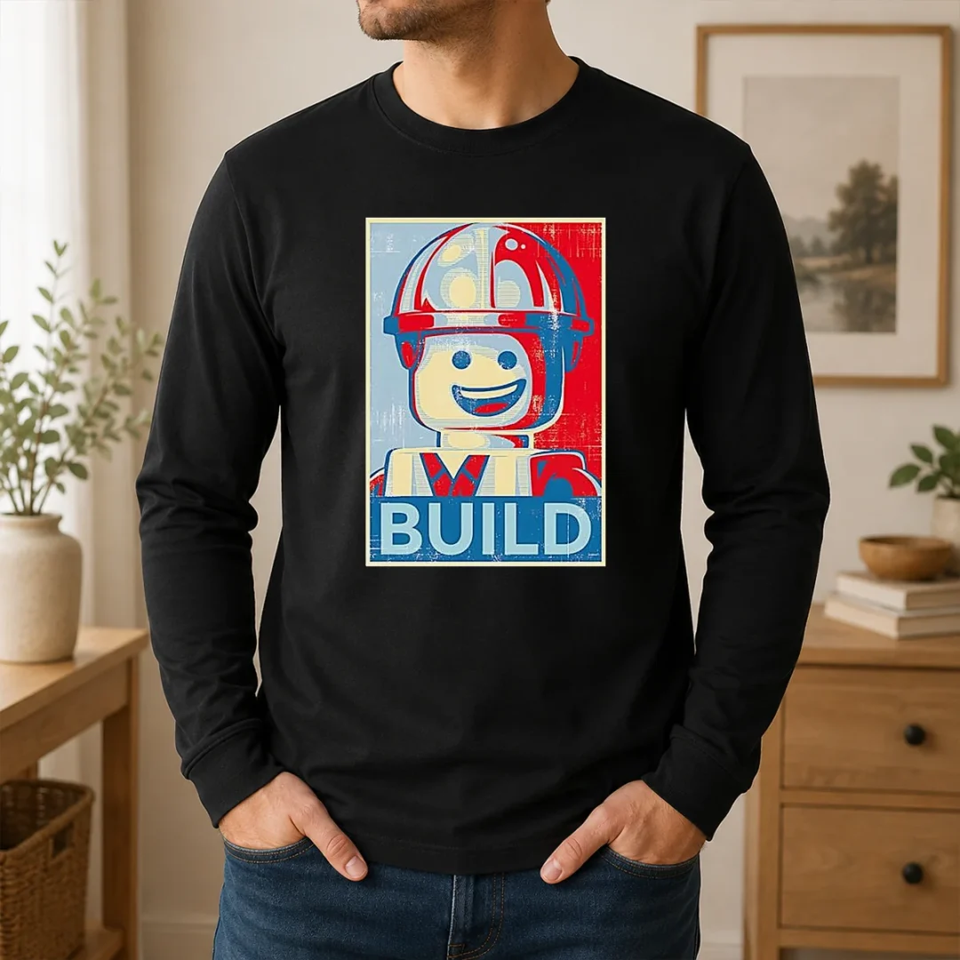 Original Lego Construction Worker Lego Hope Long Sleeve Shirt Original Lego Construction Worker Lego Hope Long Sleeve Shirt