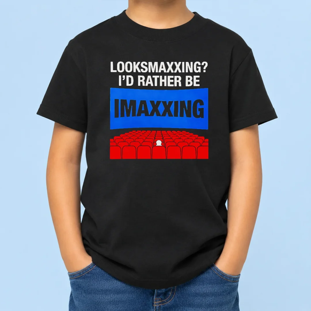 original-looksmaxxing-i-d-rather-be-imaxxing-kids-t-shirt Original Looksmaxxing I'D Rather Be Imaxxing Kids T-Shirt