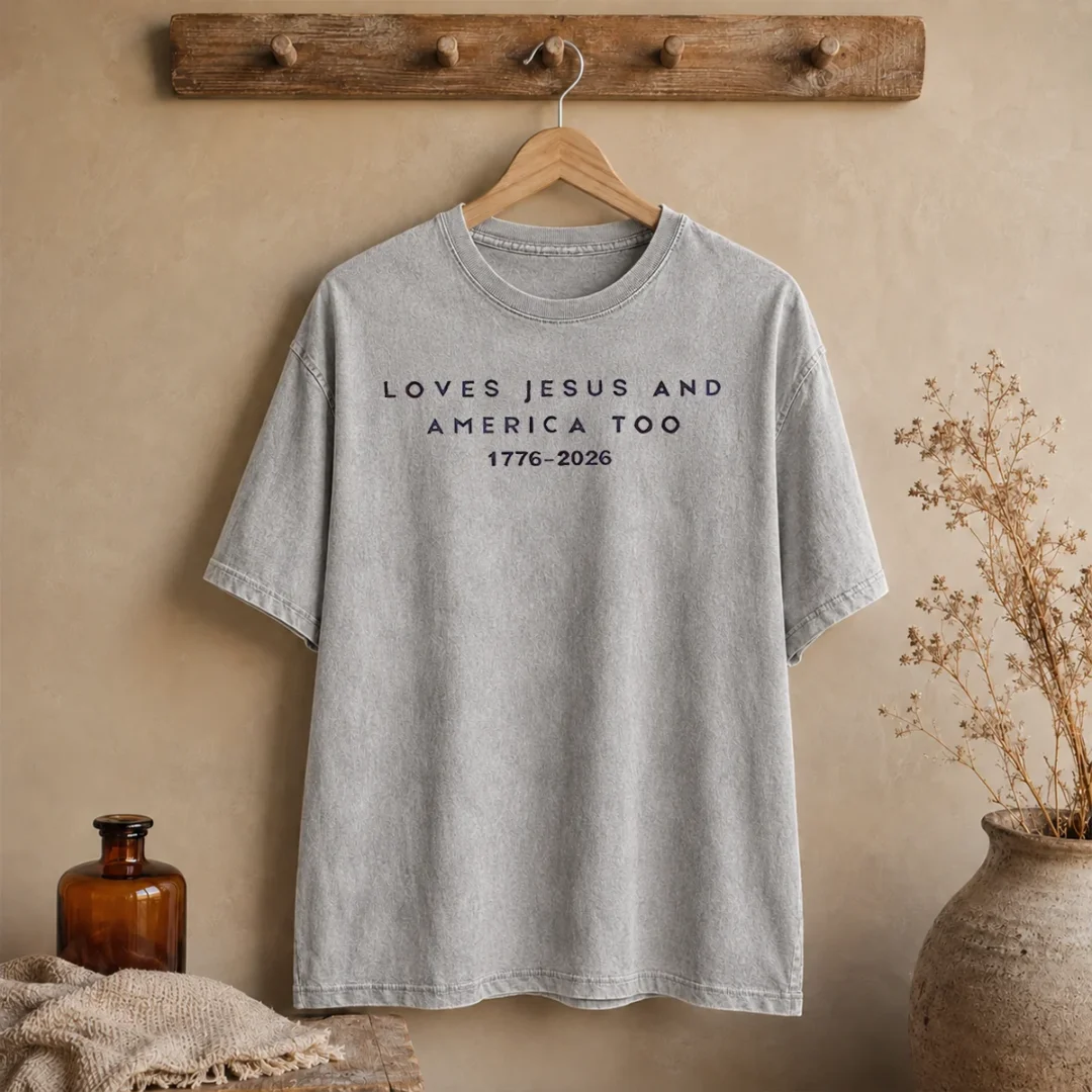 original-loves-jesus-and-america-too-1776-2026-faith-patriotic-christianity-freedom-washed-t-shirt Original Loves Jesus And America Too 1776 2026 Faith Patriotic Christianity Freedom Washed T-Shirt