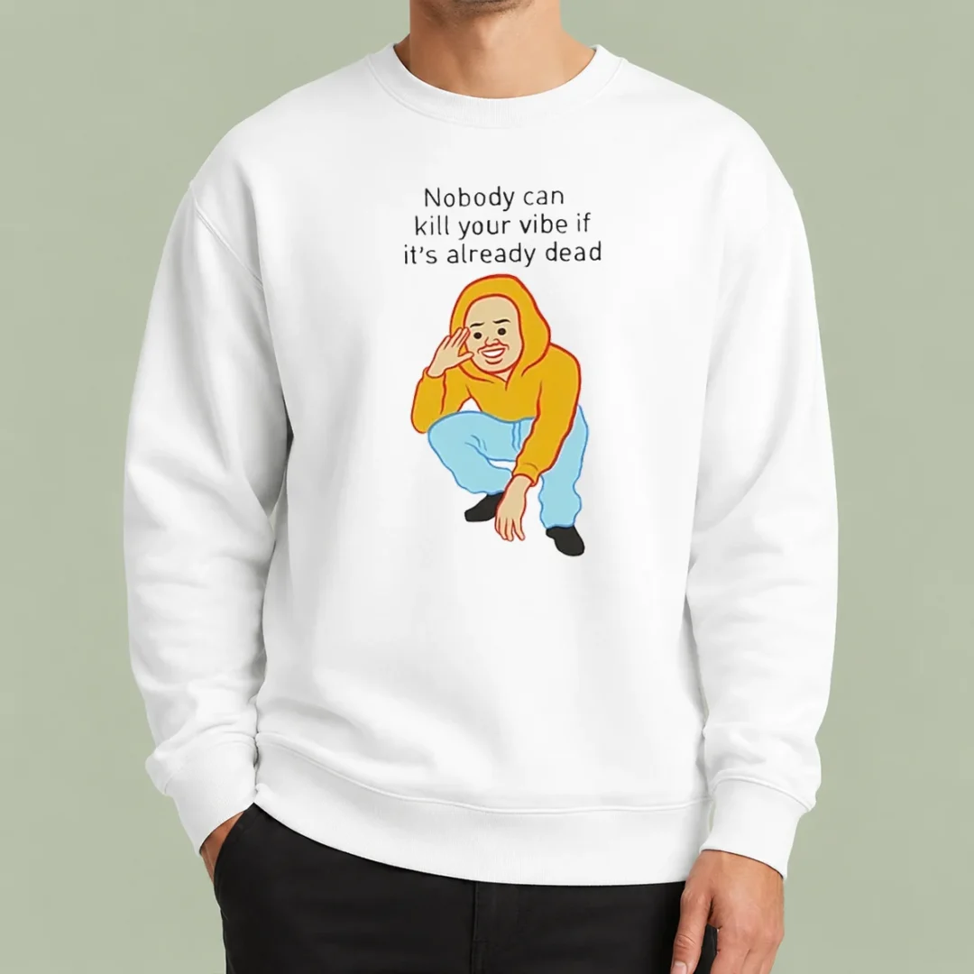 original-nobody-can-kill-your-vibe-if-it-s-already-dead-cartoon-man-sweater Original Nobody Can Kill Your Vibe If It'S Already Dead Cartoon Man Sweater