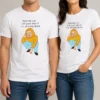 Original Nobody Can Kill Your Vibe If It'S Already Dead Cartoon Man t shirt in black, front view with bold graphic print