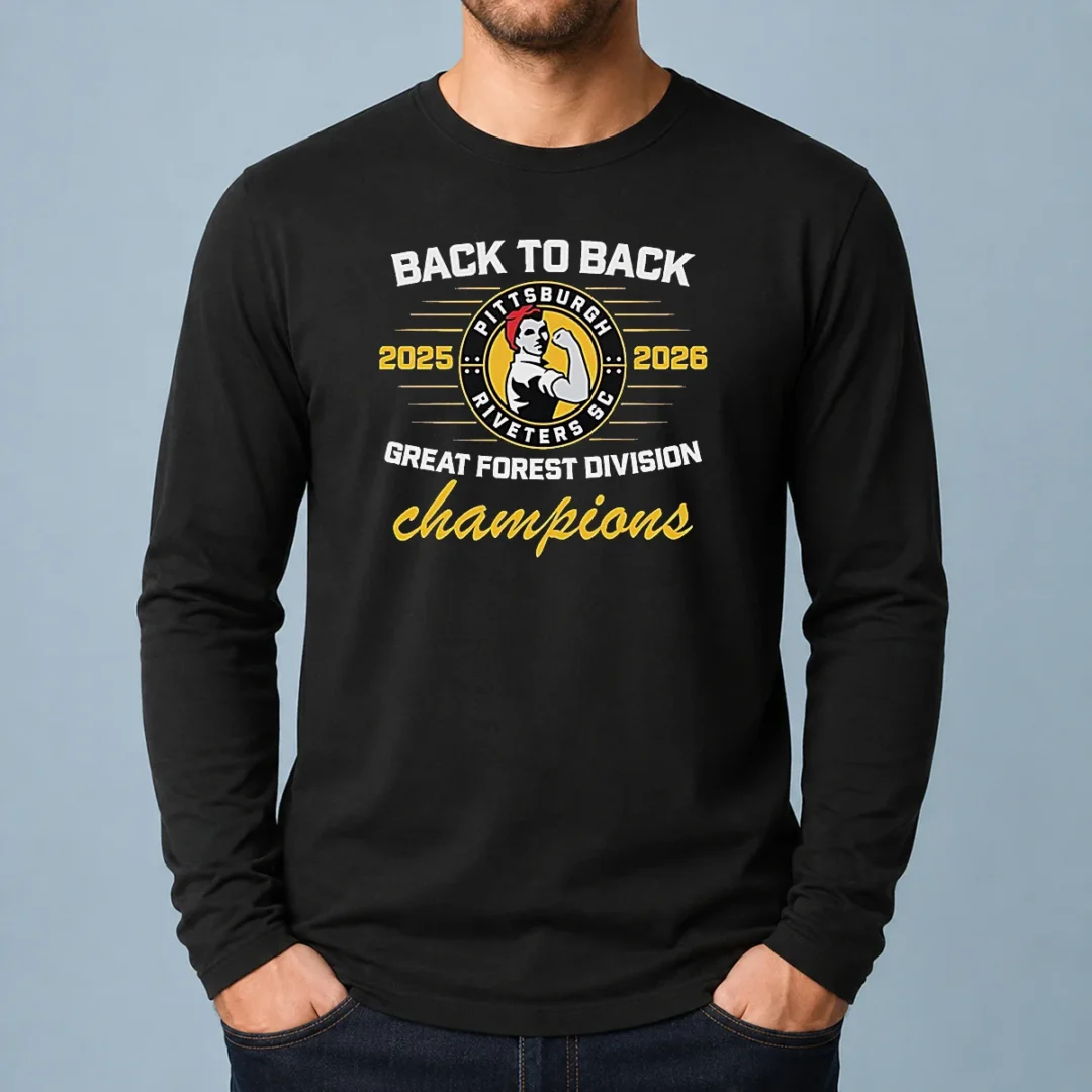 original-pittsburgh-riveters-sc-back-to-back-green-forest-champs-long-sleeve-shirt Original Pittsburgh Riveters SC Back To Back Green Forest Champs Long Sleeve Shirt