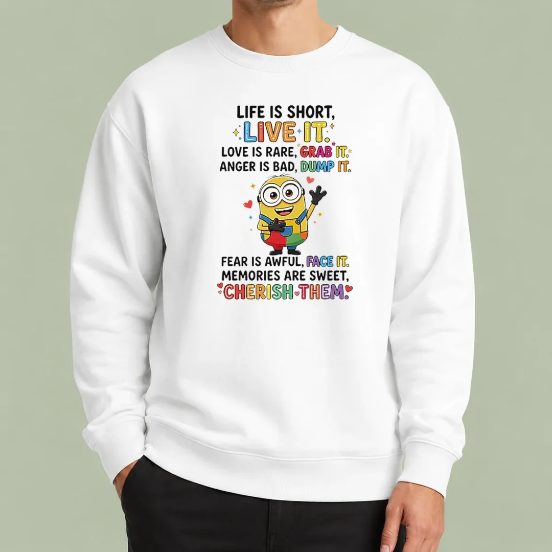 original-premium-minion-life-is-short-live-it-love-is-rare-grab-it-anger-is-bad-dump-it-fear-is-awful-sweater Original Premium Minion Life Is Short Live It Love Is Rare Grab It Anger Is Bad Dump It Fear Is Awful Sweater
