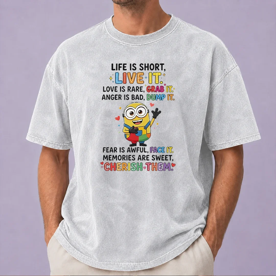 original-premium-minion-life-is-short-live-it-love-is-rare-grab-it-anger-is-bad-dump-it-fear-is-awful-washed-t Original Premium Minion Life Is Short Live It Love Is Rare Grab It Anger Is Bad Dump It Fear Is Awful Washed T-Shirt