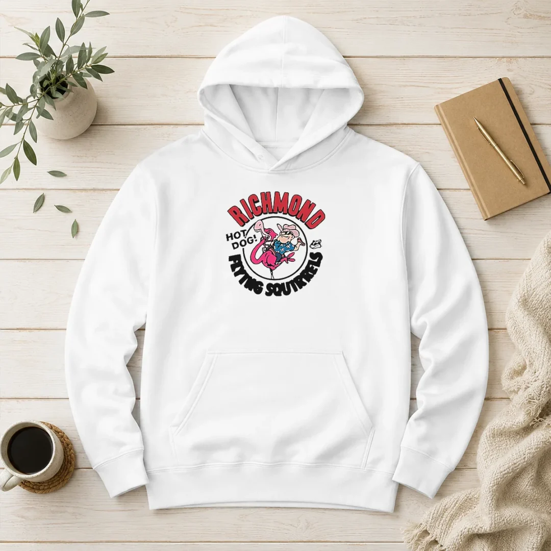 original-richmond-flying-squirrels-hot-dog-flamingo-hoodie Original Richmond Flying Squirrels Hot Dog Flamingo Hoodie