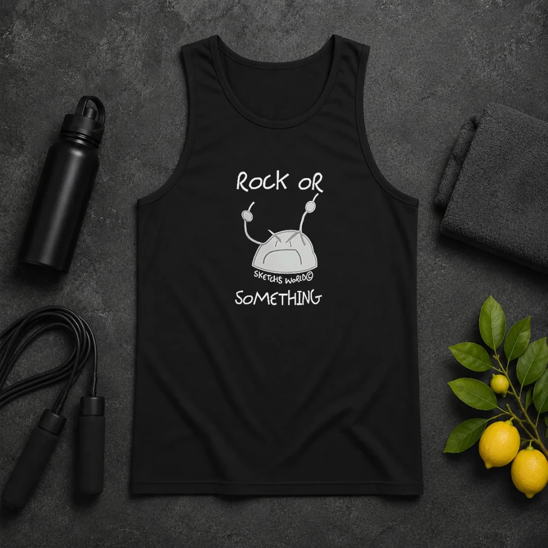 Original Rock Or Something Sketchs World Angry Rock Tank Top Original Rock Or Something Sketchs World Angry Rock Tank Top