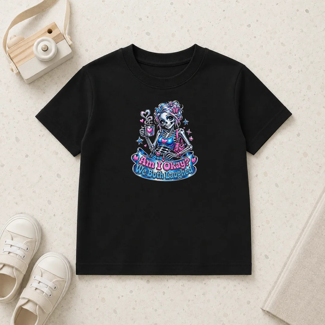 original-skeleton-girl-halloween-coffee-quote-kids-t-shirt Original Skeleton Girl Halloween Coffee Quote Kids T-Shirt
