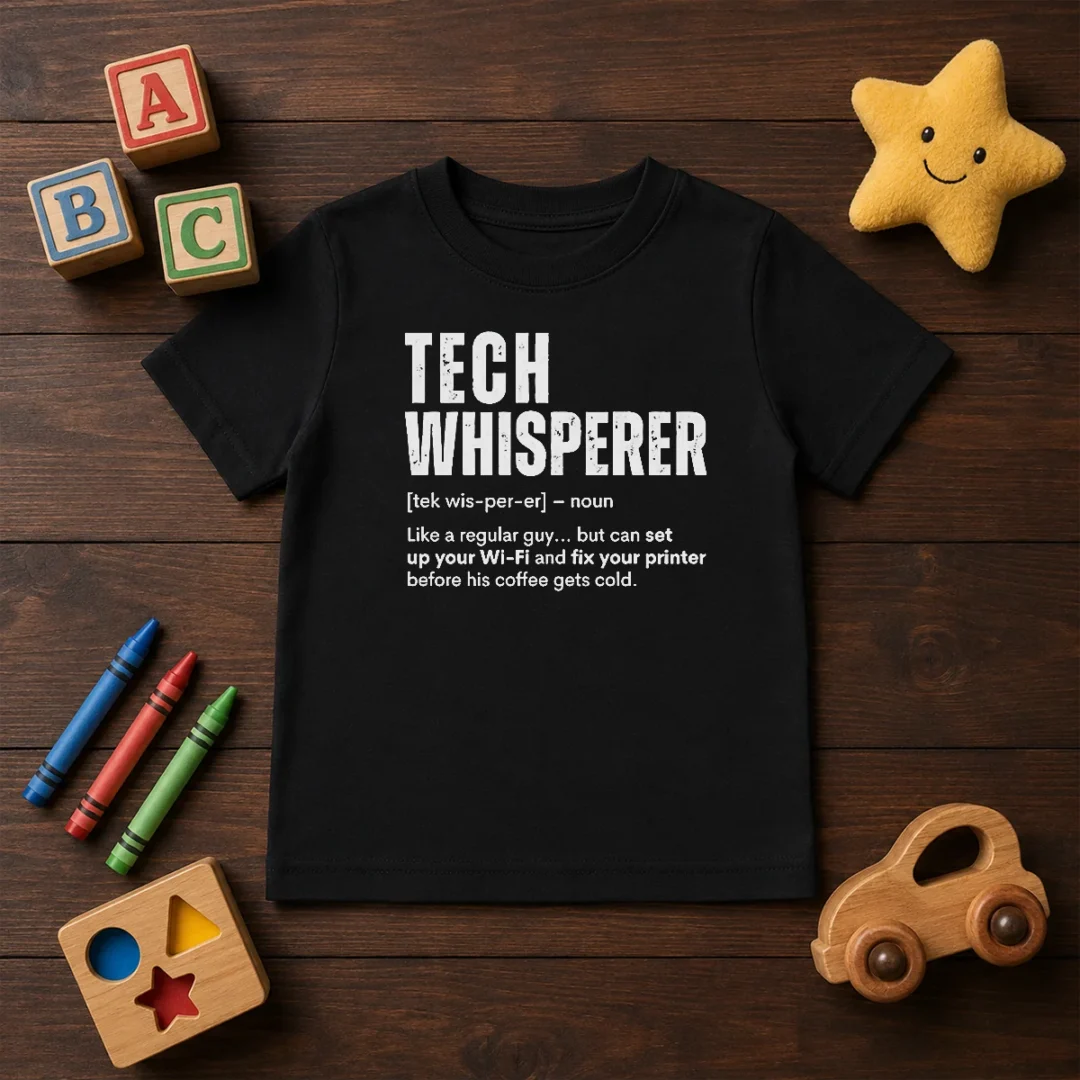 original-tech-whisperer-definition-funny-it-support-quote-kids-t-shirt Original Tech Whisperer Definition Funny IT Support Quote Kids T-Shirt