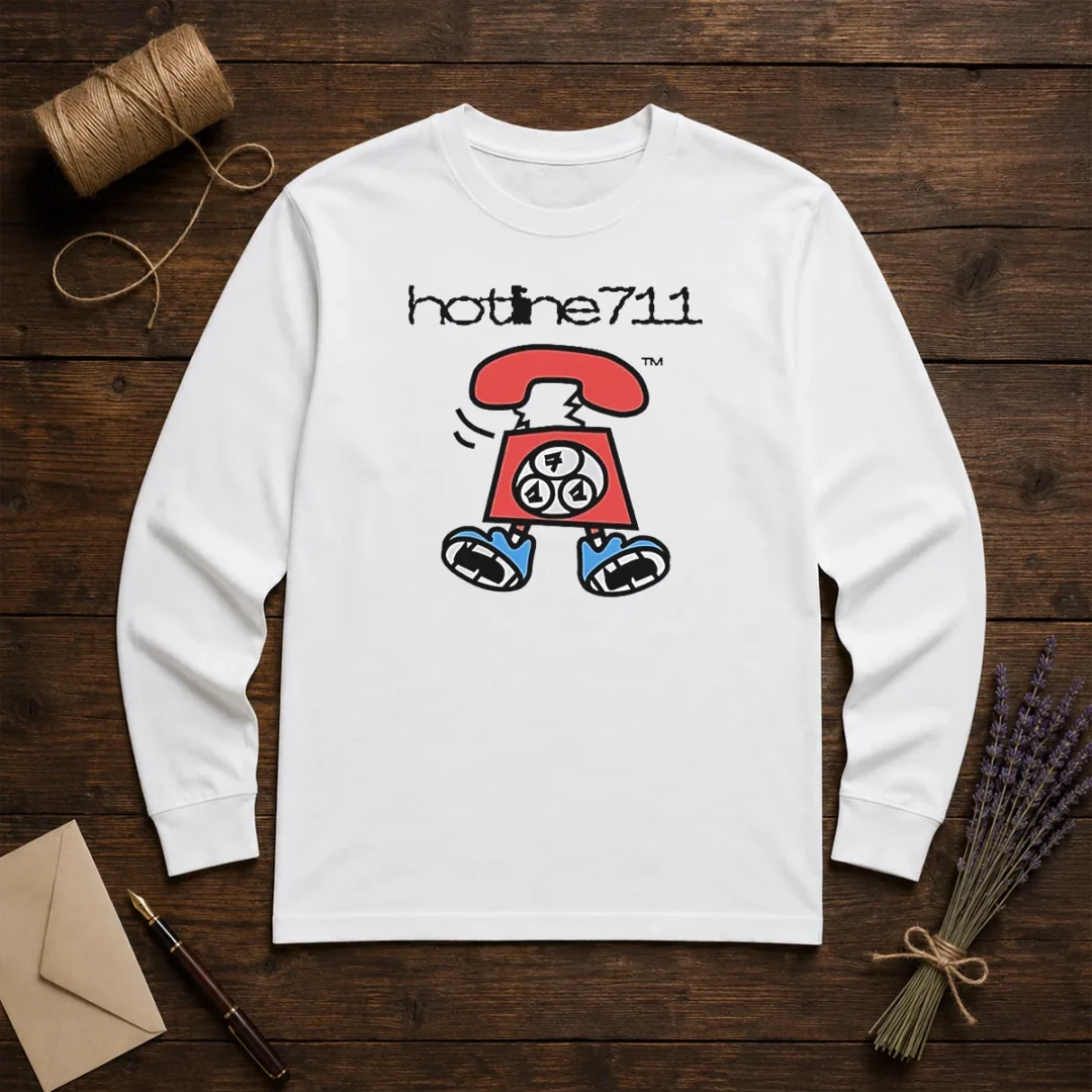 original-telephone-cartoon-hotline711-long-sleeve-shirt Original Telephone Cartoon Hotline711 Long Sleeve Shirt