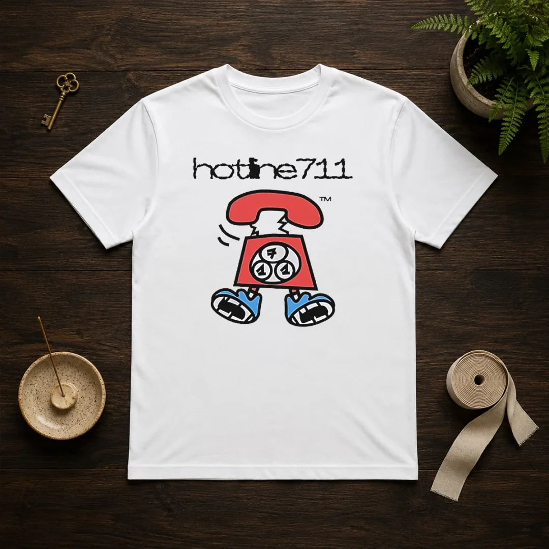 original-telephone-cartoon-hotline711-t-shirt Original Telephone Cartoon Hotline711