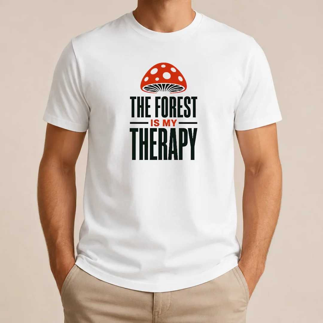 Original The Forest Is My Therapy Mushroom t shirt Original The Forest Is My Therapy Mushroom