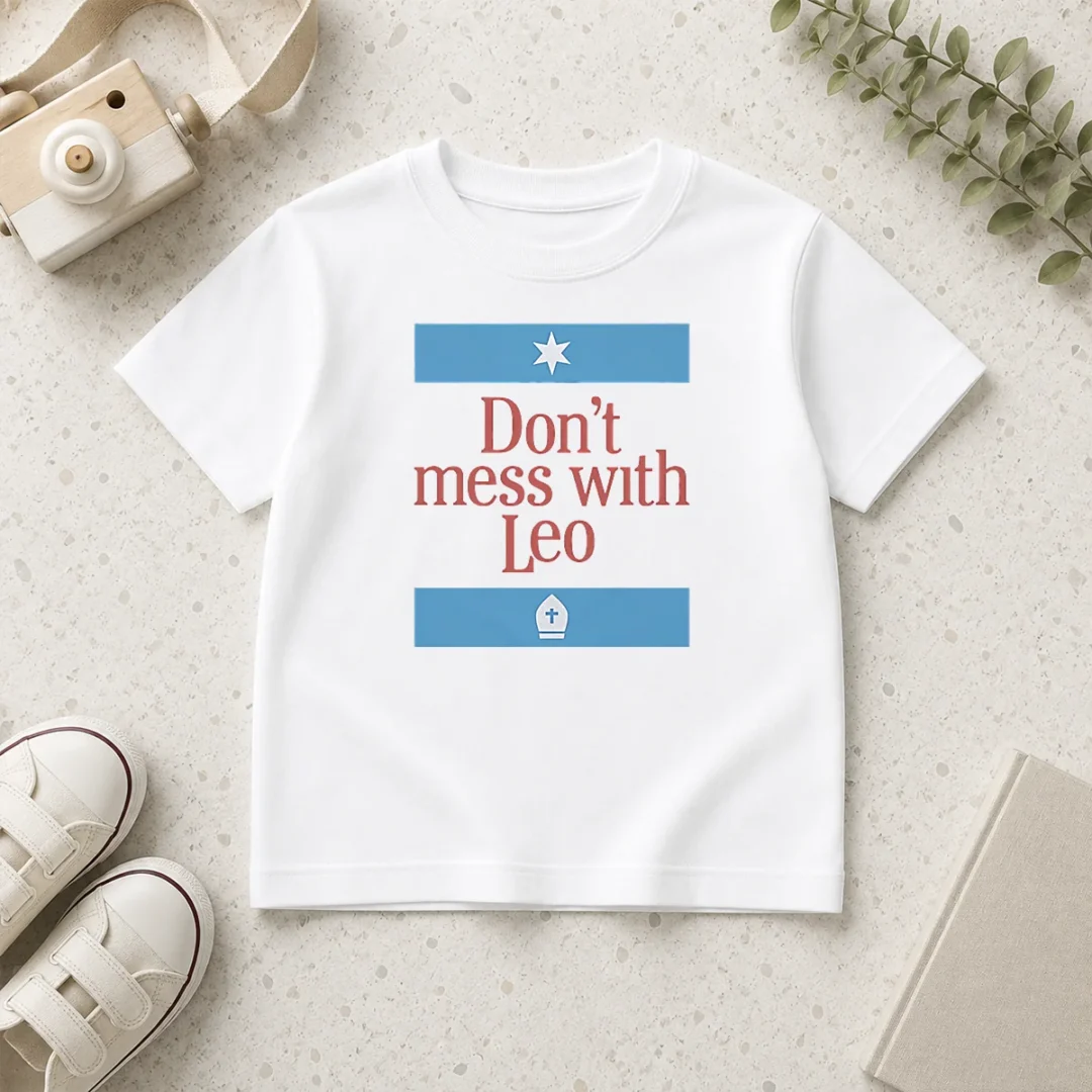 original-top-don-t-mess-with-pope-leo-xiv-kids-t-shirt Original Top Don'T Mess With Pope Leo XIV Kids T-Shirt