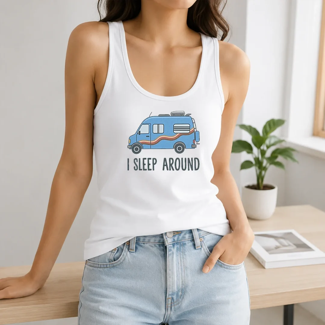Original Top I Sleep Around Tyler Genocchio Tank Top Original Top I Sleep Around Tyler Genocchio Tank Top
