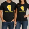 Original Tornado Track And Field Athletics Logo t shirt in black, featuring a classic athletic logo on the front