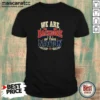 Original We Are The Backbone Of This Nation Retro Distressed shirt in vintage style on a classic crew neck garment