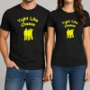 Original Workaholics Anders Blake Adam Tight Like Cheese Friendship Crew t shirt in black, front view