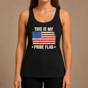 Official This Is My Pride Flag United States Of America Patriotic National Flag Tank Top