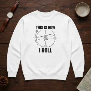 Pretty This Is How I Roll Funny Helicopter Sweater
