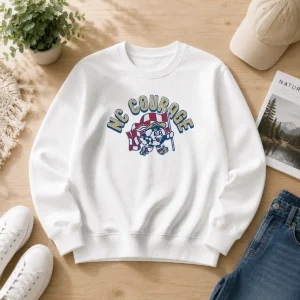 Pretty Kid'S NC Courage Soccer Player Ash Sweater