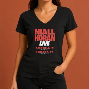 Premium Niall Horan Live Nashville Hershey Tour V-Neck Shirt