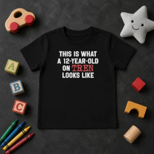 Premium This Is What A 12 Year Old On Tren Looks Like Kids T-Shirt
